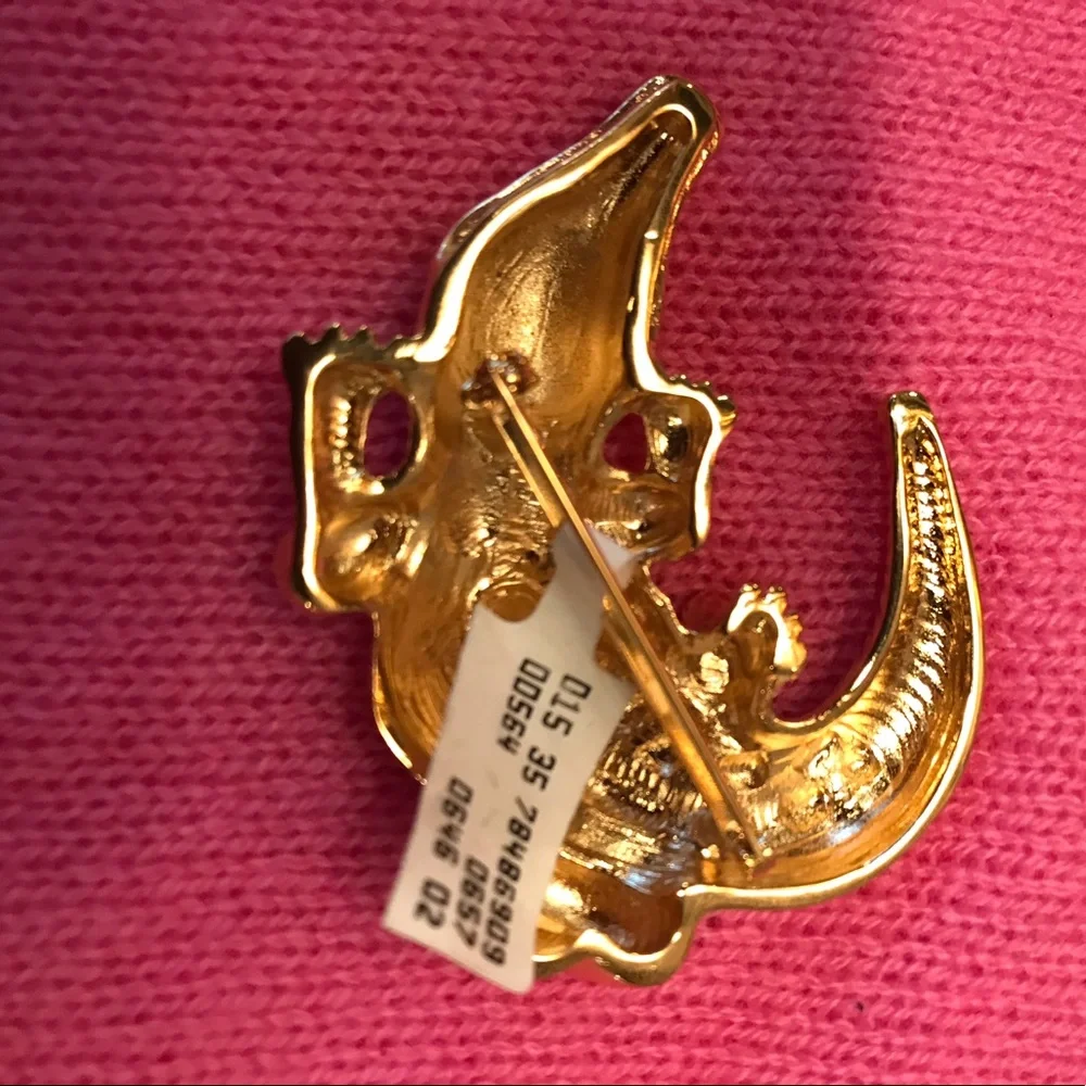St. John’s alligator brooch, NWT - Picture 3 of 7
